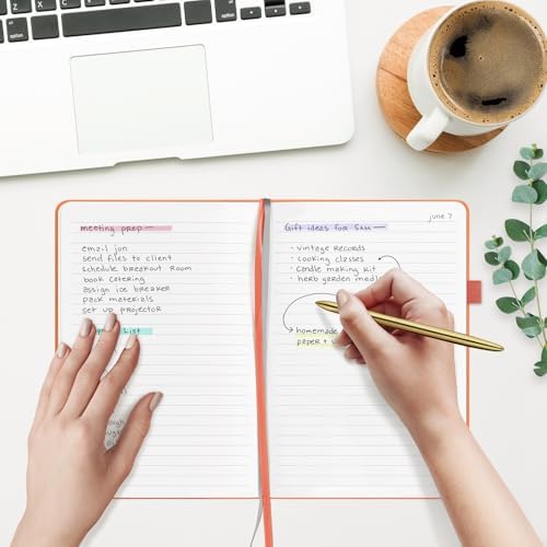 &And Per Se Lined Journal Notebook, 160 Pages, A5 5.7 x 8 inches College Ruled Thick Paper Notebook Journals for Writing, Hardcover Notebooks for Women Men Office School (1 Pack, Pumpkin Orange) - Image 5