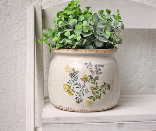 Xiaan Jiaju Ceramic Pots for Plants, Cottage Rustic Clay Flower Pots & Vase - Image 6