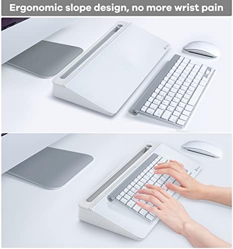 Varhomax Glass Desk Whiteboard with Storage, Desktop Organizer - Image 6