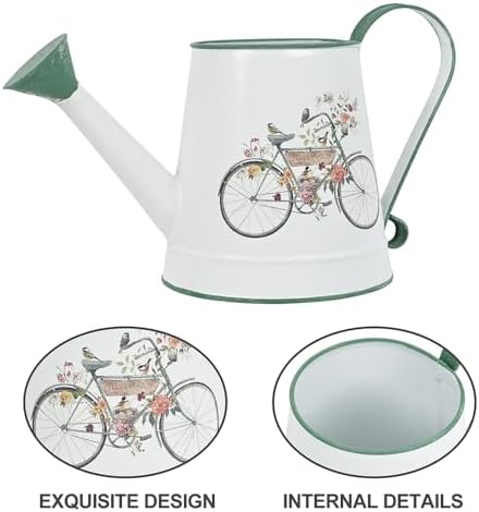 Small Metal Watering Can for Indoor & Outdoor Plants Garden Decor - Image 4