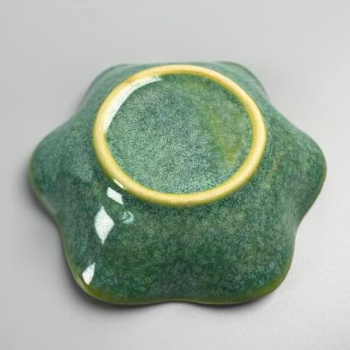 Jewelry Dish Tray - Ceramic Trinket Tray for Rings, Keys, Earrings | Decorative Key Bowl for Women, Gift for Friends, Sisters, Daughter, Mother, Lotus leaf shap, Jewelry Trays (Emerald Green) - Image 4