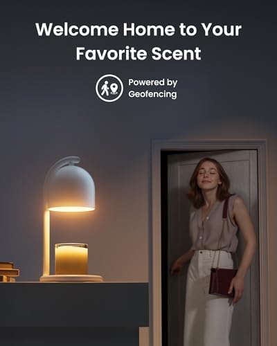 SwitchBot Smart Candle Warmer Lamp with Timer & Voice Control — Dimmable Flameless Candle Wax Melter, Matter-Enabled for Apple Home & Alexa, Perfect Christmas & Birthday Gift for Women, Home Decor - Image 6