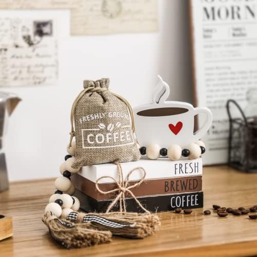 Coffee Bar Decor, 6 PCS Coffee Bar Sign Decorations Coffee Station Decor - Image 2