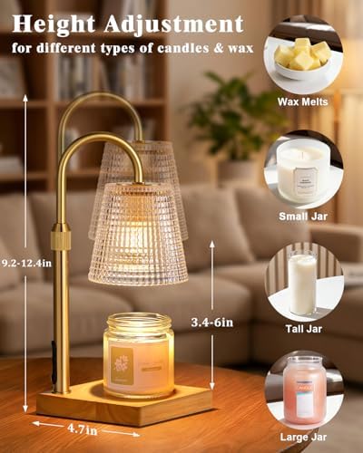 Hong-in Candle Warmer Lamp with Timer, House Warming Gifts New Home Decor - Image 2