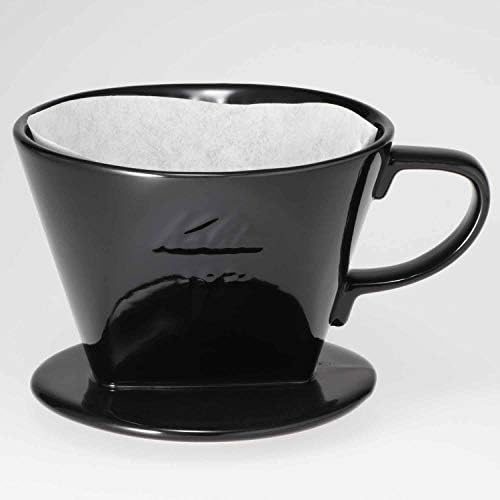 Kalita Ceramic Coffee Dripper (Black) for 2-4 Cups (#02005) - Image 3