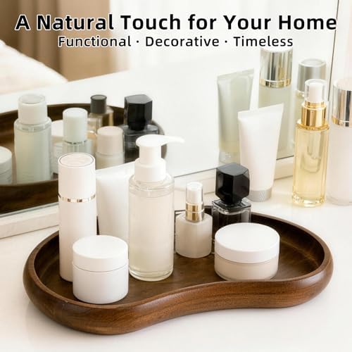Solid Acacia Wood Wooden Tray,Jewelry Tray-–10.9 * 5.7 * 1.18 inches - Image 6