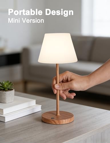 WEILAILUX Small Outdoor Table Lamp, Shower Lamp Waterproof (Mini Black) - Image 2