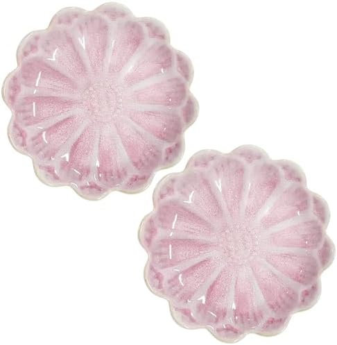 Lotus Ceramic Jewelry Tray, Small Trinket Jewelry Ring Holder Organizing Dish, for Parents Daughter Friends Sister, Birthday Gifts for Women, Pink - Image 6