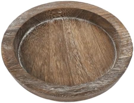 Beaupretty Wooden Tray for Coffee Table Decor with Smooth Finish and Longterm Use, Minimalist Chic Design Serving Tray for Dining Table Centerpiece and Home Accessories by Beaupretty