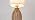 KUNJOULAM Rattan Table Lamp, Small Nightstand Lamp with Linen Fabric Lampshade, Desk Lamp Bedside Lamp for Living Room Home Office, Without Buld - Image 7