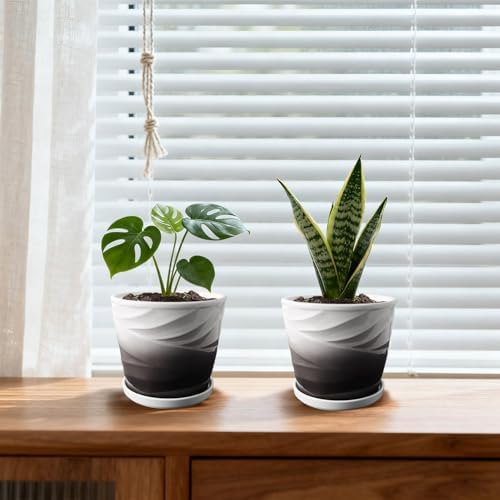 Ceramic Plant Pots, 6 Inch, Set of 2 - Image 4