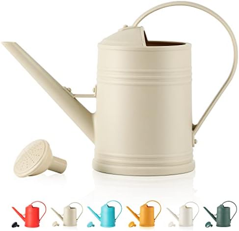 Watering Can for Indoor Plants, Flower Watering Can, Plastic Water Can for Plants with Sprinkler Head 68 oz, 1/2 Gallons by TennedrivGreen