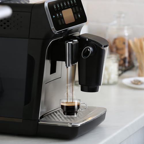 glastal Stackable Glass Cups 4 oz Espresso Cups Double Walled Set of 4 - Image 5