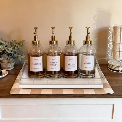 Bathroom Vanity Tray, 13" x 8" Oak Decorative Wooden Tray for Countertop - Image 3