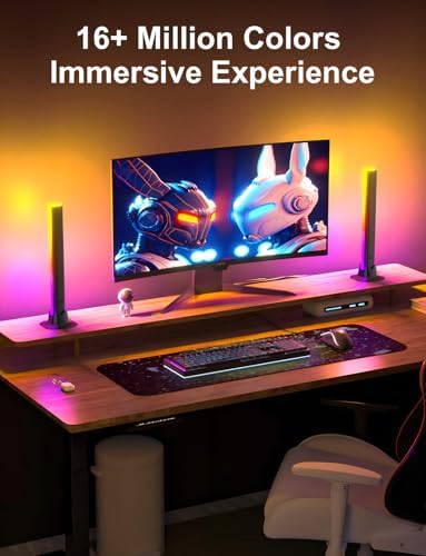 RGB Light Bar, LED Light Bar, APP Control USB Powered, Color Changing TV Backlight Music Sync Ambient Lighting for Room PC Monitor Gaming Party Desk - Image 6