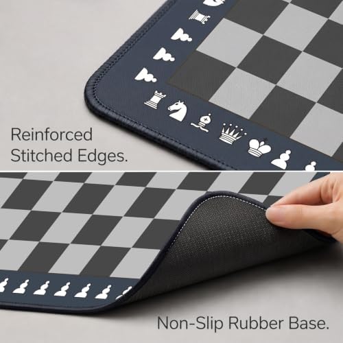 Chess Mouse Pad, 35.4x15.7in Waterproof Extended Desk Mat - Image 5
