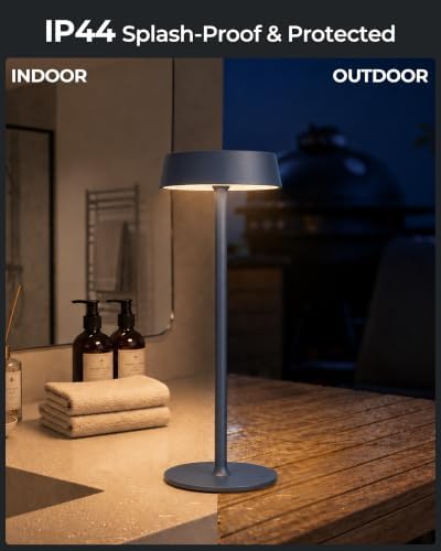 EZVALO Cordless Ambient Lighting, Rechargeable Table Lamp, Battery Operated - Image 5