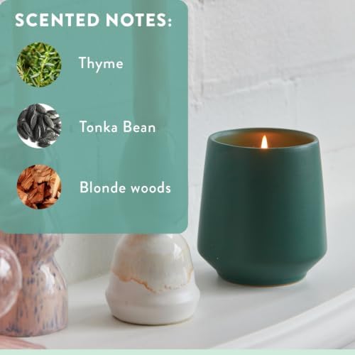 Modern Sprout Soy Candle Planter - Grows Thyme - Tonka Bean Scent - 2-Pack - Image 6