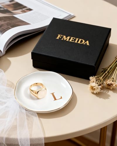 Ceramic Jewelry Tray Trinket Ring Dish Personalized Gifts for Women Bride - Image 2