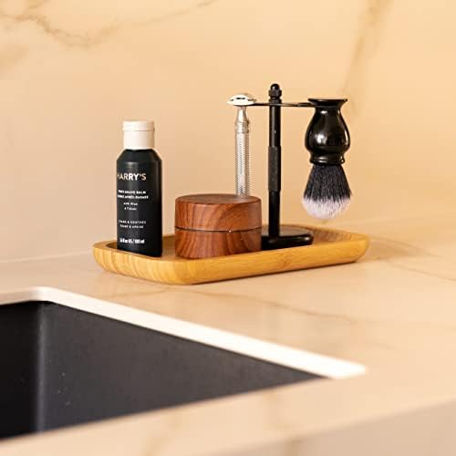 Bamboo Vanity Tray, Bathroom Counter Tray, Toilet Tank Top Tray for Organizing and Decor Display, 9.8 x 5.5 x 0.8 inch - Image 5