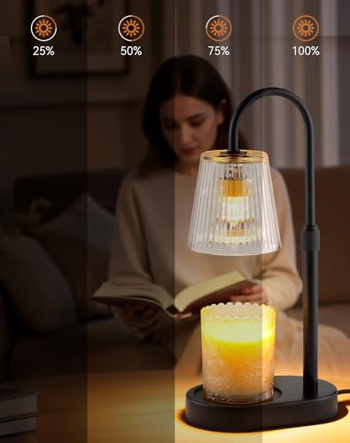 Candle Warmer Lamp with Timer Dimmable - Birthday Gifts for Women Mom House Warming New Home Decor Wax Melt Warmer for Jar Candles - Image 2
