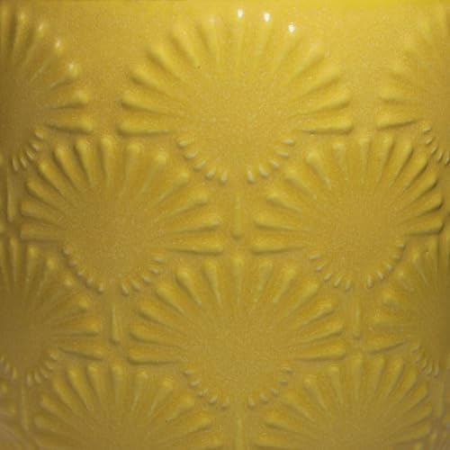 Boho Ceramic Planter，6.7" Contemporary Flower Pot for Indoor Outdoor Plants - Image 3
