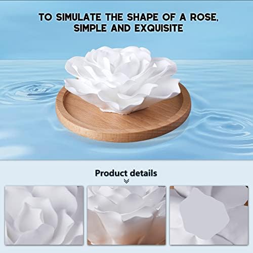 Passive Essential Oil Diffuser,Aromatherapy Passive Mini Ceramic Essential Oil Small Diffuser for Desk Office Home Gift (Roses) - Image 2