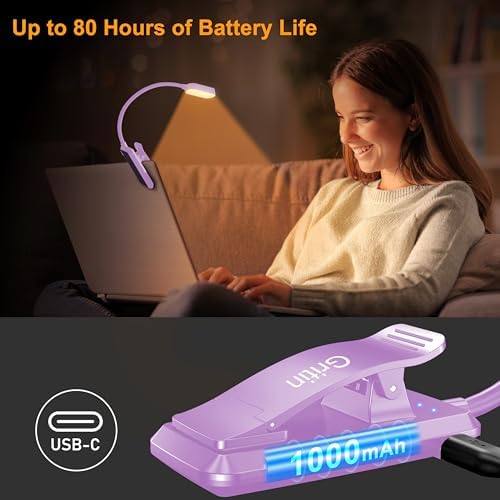 Gritin 16 LED Rechargeable Book Light for Reading in Bed - Image 6