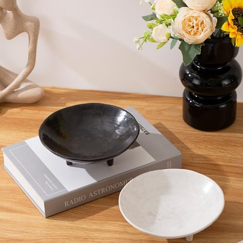 6" Decorative Bowl, Multi-Purpose Black Decorative Bowls for Keys, Candy and Home Decor, Small Ceramic Bowl - Image 6