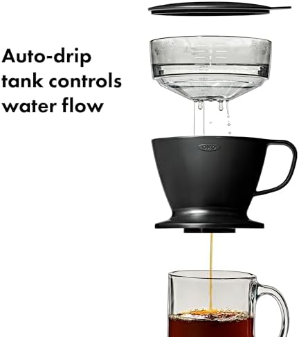 OXO Brew Single Serve Pour-Over Coffee Maker, 12 oz. - Matte Black - Image 4