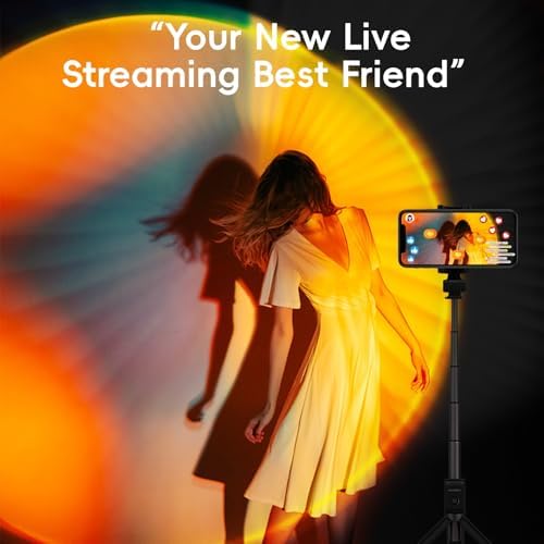 LED Sunset Lamp - Sunset Lights Night Lights LED Projector Floor Lamp Atmosphere Light Night Light for Bedroom Livingroom Party Bar Store, USB Charging - Image 4