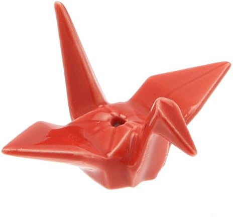 Crane Nippon Kodo Incense Holder - (Red) by NIPPONKODO