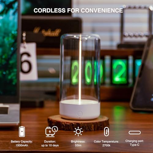 AUGE LIGHT Mini Minimalist Table Lamp, Cordless Lamp, Rechargeable Lamp - Image 2