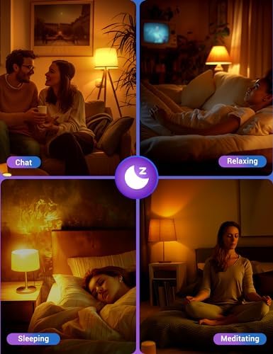 JandCase Amber Light Bulbs, Healthy Sleep,Warm Light Bulbs Blue Light Block - Image 5