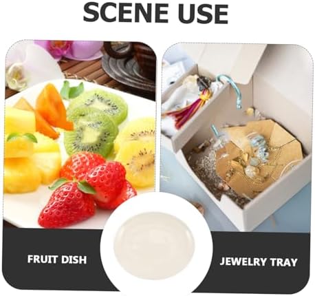 SOLUSTRE Cute Ceramic Tray for Jewelry Keys Trinkets Whimsical Aesthetic Organizer for Vanity Bathroom Desk Decor Charming Storage - Image 3