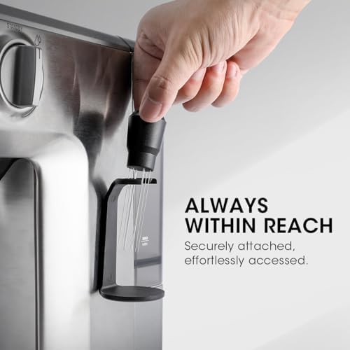 Aieve WDT Tool Espresso, Magnetic Coffee Distribution Tool Compatible with Ninja Luxe Cafe, 10 Needle Coffee Stirrer for Breville Barista Espresso Accessories (Magnetic & Adhesive Mount) - Image 5