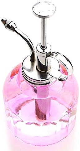 Plant Mister- Pink Color Glass Bottle & Brass Sprayer (Chrome) - Image 6