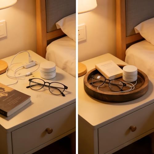 Wood Tray Round for Decoration: 100% Solid Wood - Image 5