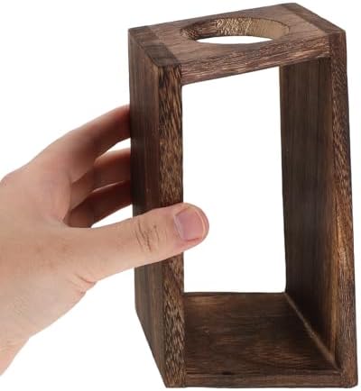 Angoily Single Tube Plant Propagation Wood Stand for Glass Vases Coffee - Image 4