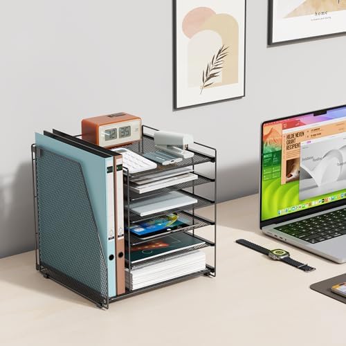 gianotter 6-Tier Paper Organizer With Magazine Holder - Image 6