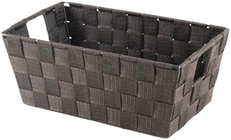 Whitmor Woven Strap Small Storage Tote - Espresso (6581-2712-ESPR) by Whitmor