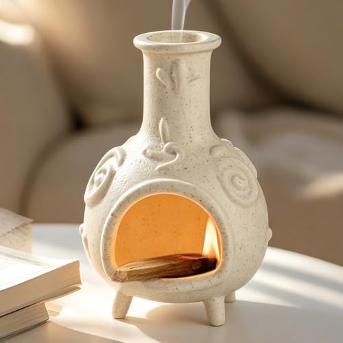 JOYWING Palo Santo Holder Handmade Ceramic Incense Burner for Sage Bundles and Incense Cones Meditation Accessories for Mindfulness Yoga Home Decor Spiritual Gifts(Child Clay) by Unknown