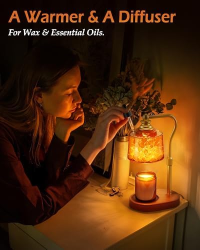 3-in-1 Candle Warmer Lamp with Himalayan Salt & Diffuser - Image 2