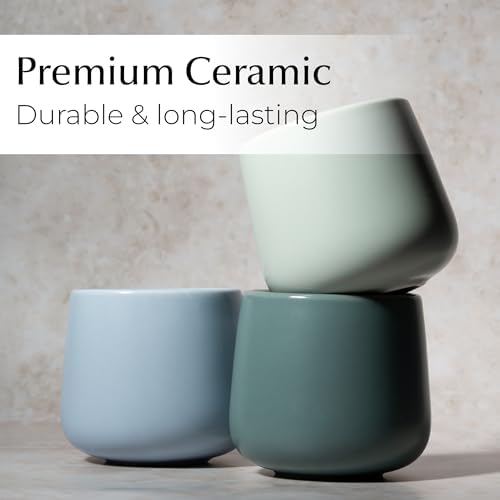 MIAMIO - Ceramic Cup Set of 4, Coffee Mugs (8.5 oz) - Nami (Pastel Coast) - Image 5