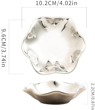 Ceramic Lotus Leaf Trinket Dish, Ring Holder for Jewelry - Image 3