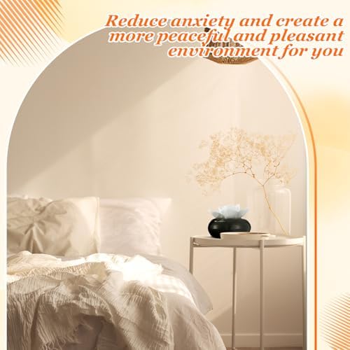 Honeydak 1 Pcs Ceramic Essential Oil Diffuser, Non Electric,Camellia - Image 6