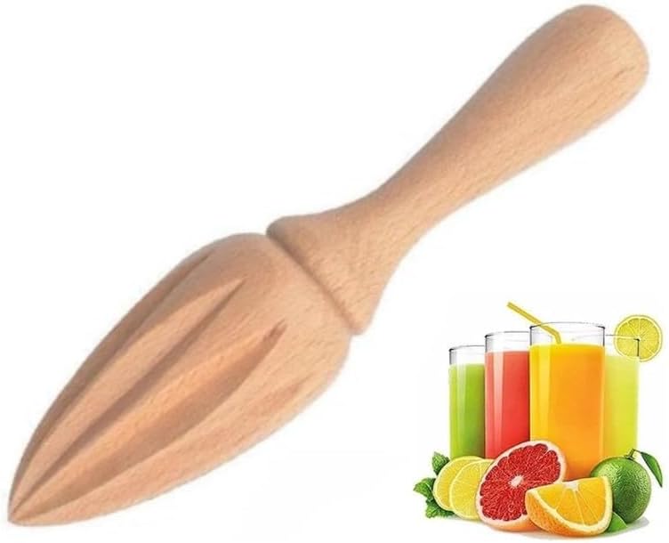 Wooden Citrus Juicer - Handheld Manual Lemon/Orange Reamer | Portable Fruit Squeezer Tool for Home,Cafe and Bar,Kitchen Utensils,Bartender Accessories,Juicer Easy to Hold for Daily Home Restaurant by Unknown