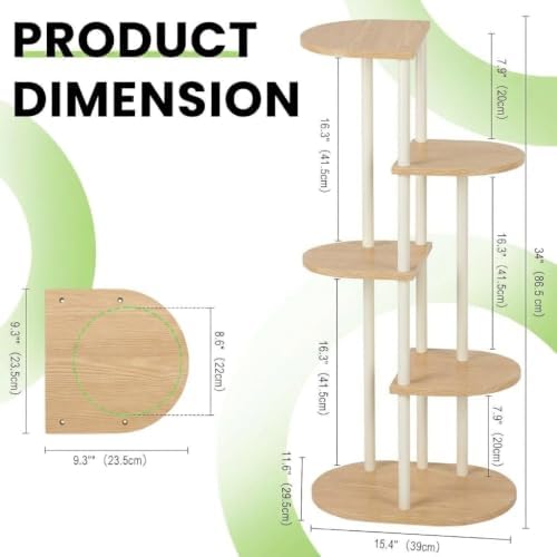 Tiered Plant Stand Indoor, Tall 5 Tier 6 Potted Wooden Plant Shelf for Multiple Flower Plants, Multi Corner Metal Plant Holder Indoor for Patio Garden Patent Design Living Room Balcony Bedroom, White - Image 2