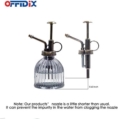 OFFIDIX Plant Mister Plant Water Spray Bottle, Vintage Style Gray 6.7 oz - Image 4