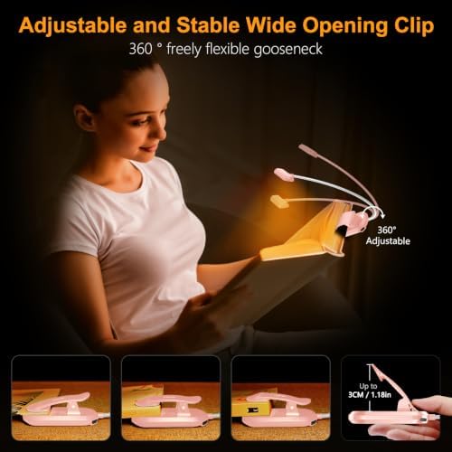 Gritin Rechargeable Book Light for Reading in Bed with 19 LED - Image 5